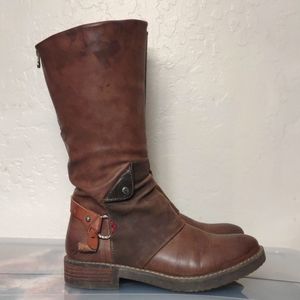 Musse and Cloud aka Coolway Brown Boots Knee High